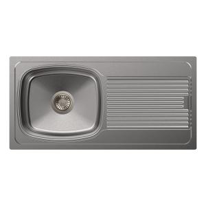 Carysil Vogue Single Bowl With Drainboard 36x18x8